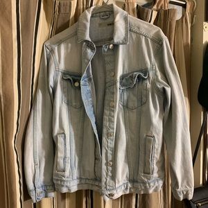 Topshop Bleached Jean Jacket